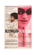 Affiche Rois et Reine ( version anglaise "Kings and Queen ) signé par Arnaud Desplechin