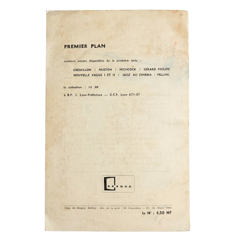 Premier Plan Orson Welles n°16