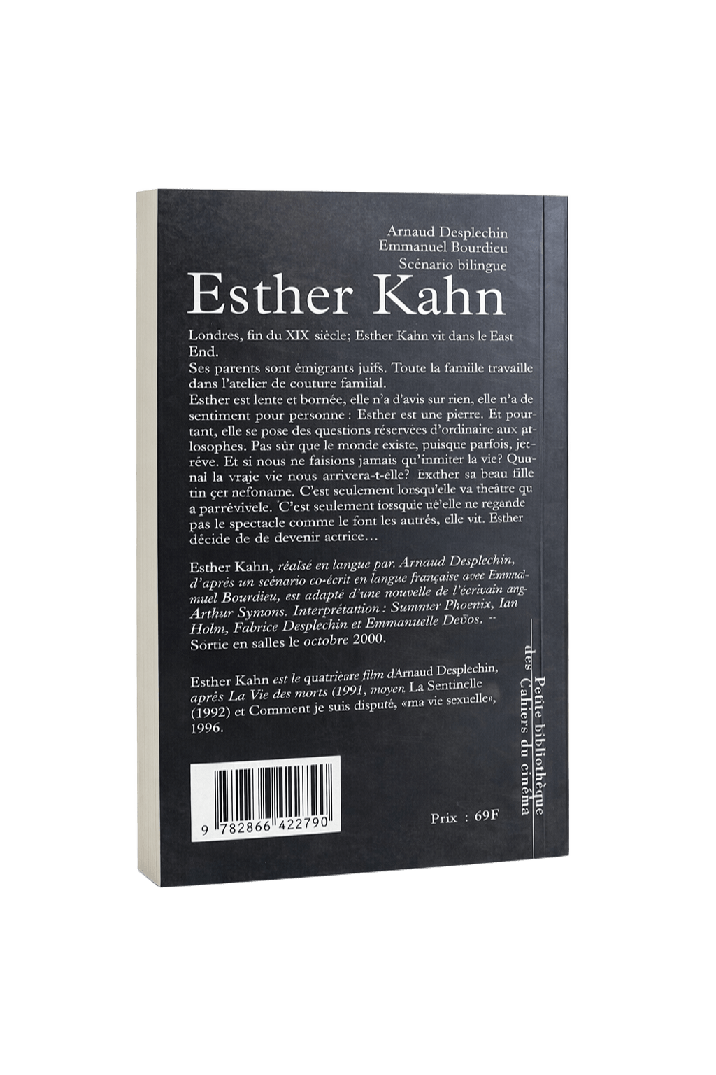 Screenplay edited Esther Kahn - Arnaud Desplechin - 2000