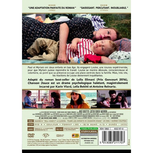 DVD Chanson douce - Lucie Borleteau