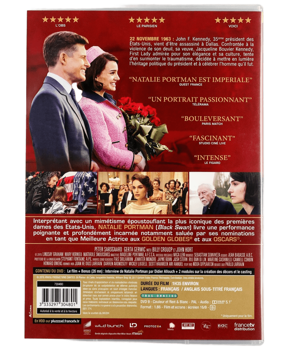 DVD Jackie - Pablo Larrain