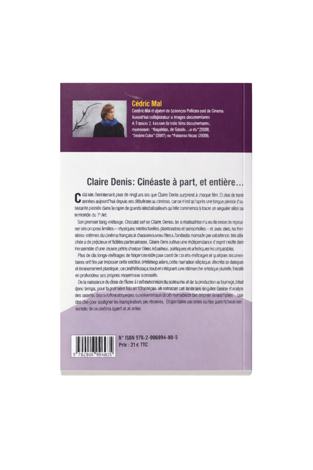 Book: Claire Denis, Filmmaker in her own right, and whole... - Cédric Mal