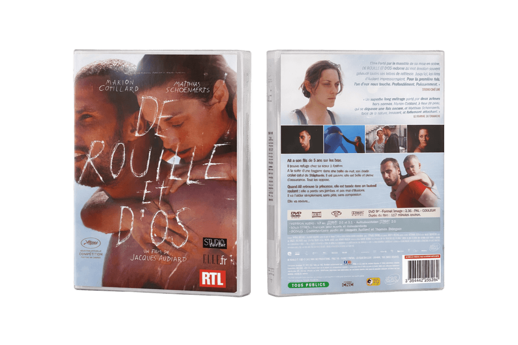 DVD of the film *Rust and Bone* by Jacques Audiard