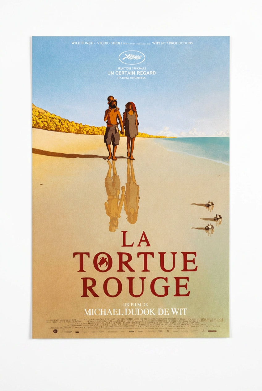 Affiche La Tortue Rouge 40 x 60