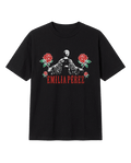 T-shirt à manches courtes noir au design Emilia Perez