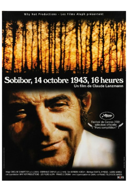 Affiche du film Sobibor 14 octobre 1943, 16 heures - Claude Lanzmann 40 x 60 cm