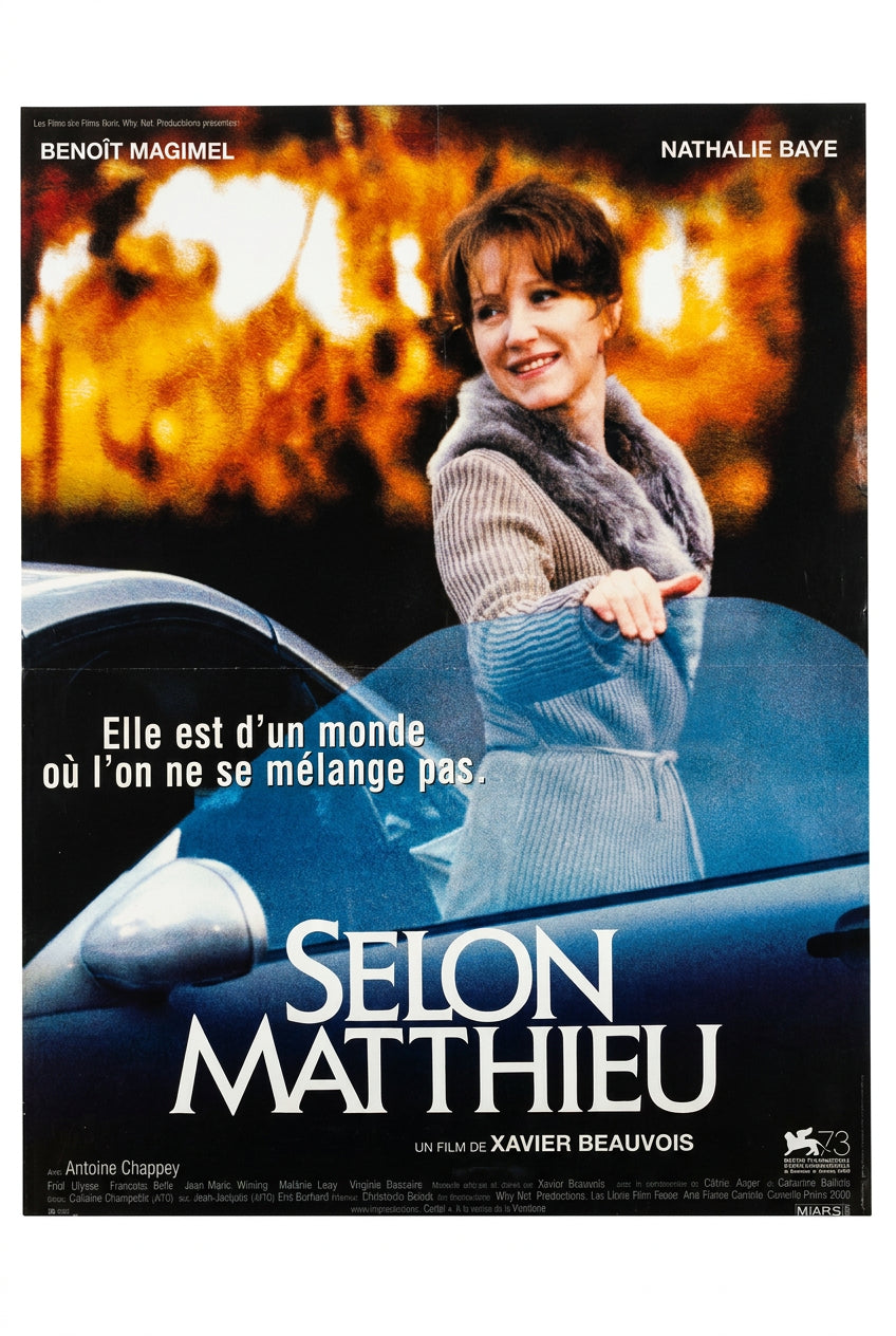 Affiche du film " Selon Mathieu " format 40 x 60