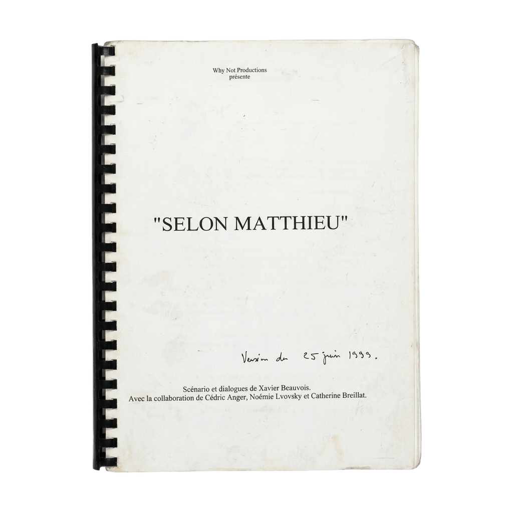 Scénario original Selon Matthieu