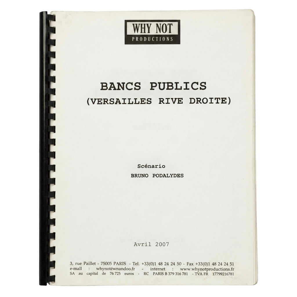 Scénario original de Bancs publics ( Versailles Rive Droite )