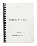 Original Screenplay By Matthew